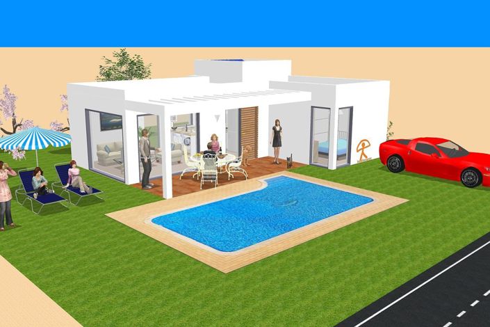 Image No.1-Villa de 2 chambres à vendre à Mojacar