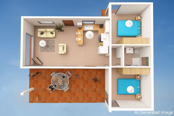 Image No.9-2 Bed Villa for sale