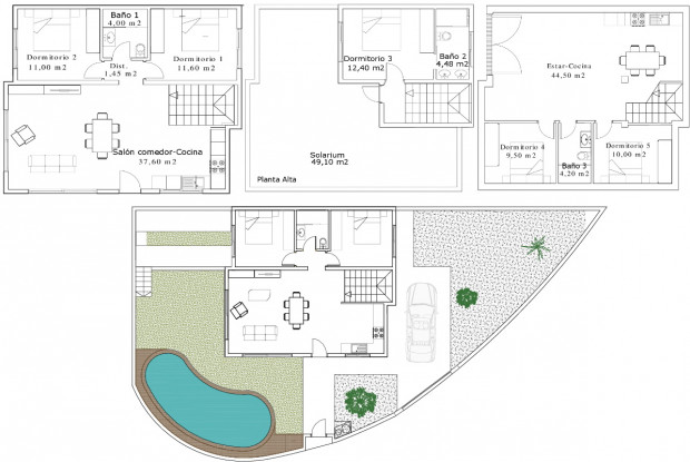 Image No.11-Villa de 3 chambres à vendre à Ciudad Quesada