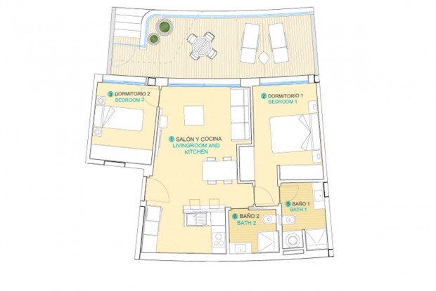 Image No.33-2 Bed Penthouse for sale