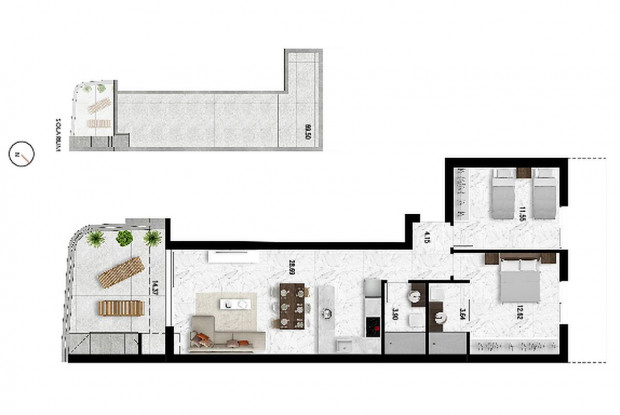 Image No.13-Penthouse de 2 chambres à vendre à Orihuela Costa