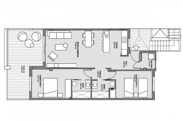 Image No.12-2 Bed Apartment for sale