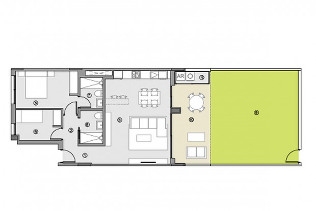 Image No.12-Appartement de 3 chambres à vendre à Orihuela Costa