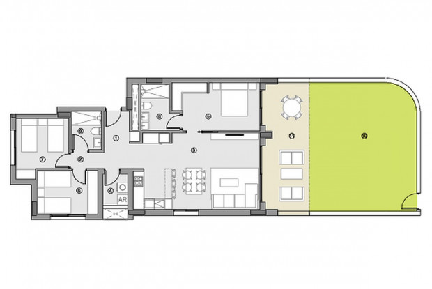 Image No.14-Appartement de 3 chambres à vendre à Orihuela Costa