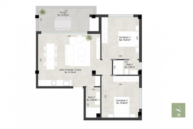 Image No.11-3 Bed Apartment for sale