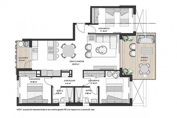 Image No.13-3 Bed Apartment for sale