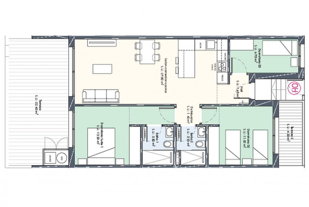 Image No.12-3 Bed Apartment for sale