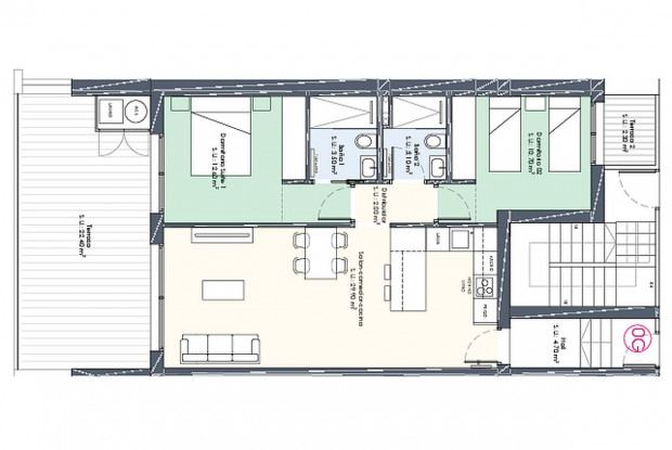 Image No.11-3 Bed Penthouse for sale