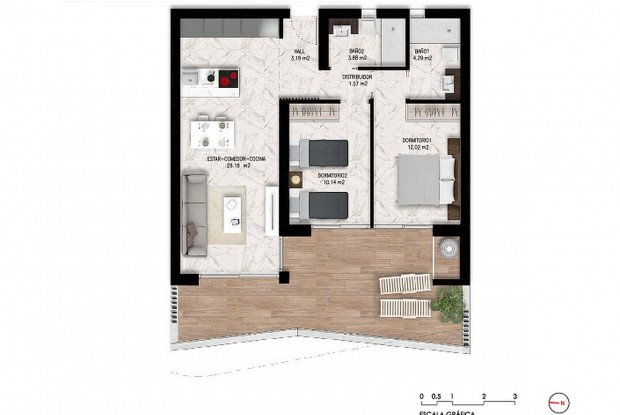 Image No.11-2 Bed Apartment for sale