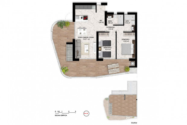 Image No.13-2 Bed Apartment for sale