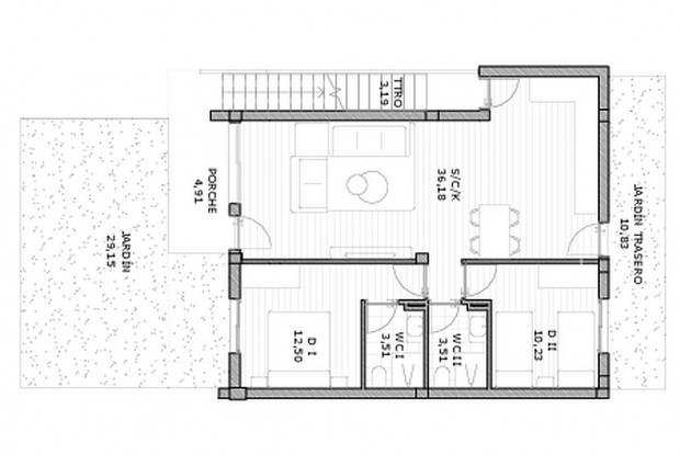 Image No.11-Bungalow de 3 chambres à vendre à San Miguel de Salinas