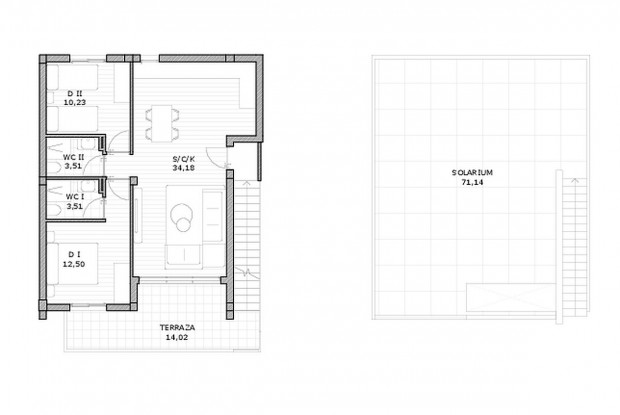 Image No.13-Bungalow de 3 chambres à vendre à San Miguel de Salinas