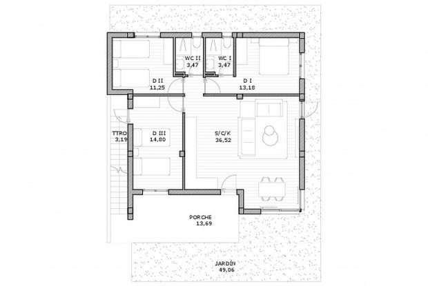 Image No.14-Bungalow de 3 chambres à vendre à San Miguel de Salinas