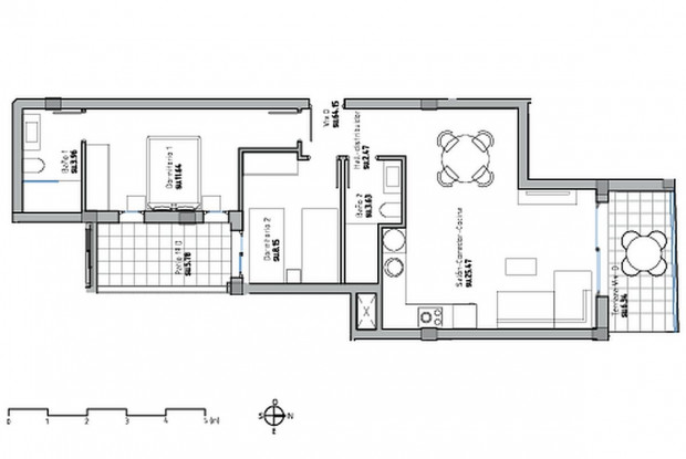 Image No.11-Appartement de 2 chambres à vendre à Guardamar del Segura