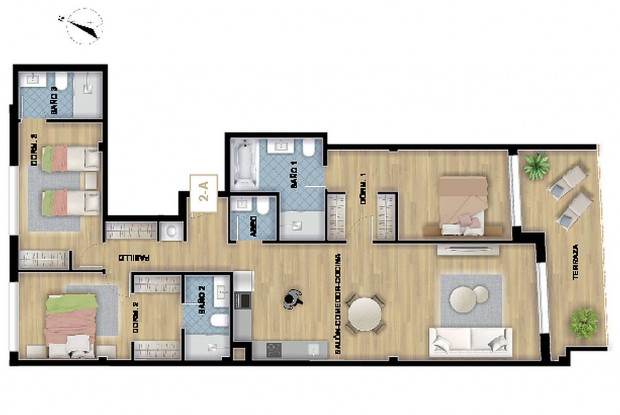 Image No.13-3 Bed Apartment for sale