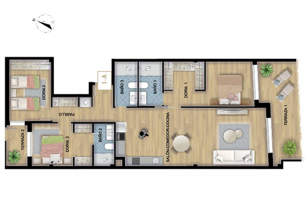 Image No.12-3 Bed Apartment for sale