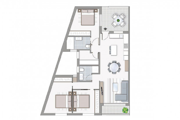 Image No.12-Appartement de 2 chambres à vendre à Torrevieja