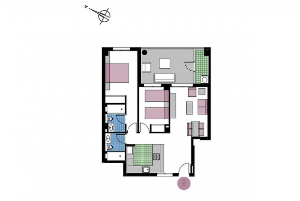 Image No.9-2 Bed Apartment for sale
