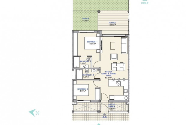 Image No.8-Appartement de 2 chambres à vendre à Los Alcázares