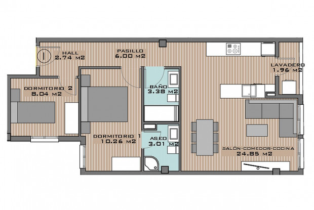 Image No.11-Appartement de 3 chambres à vendre à Algorfa