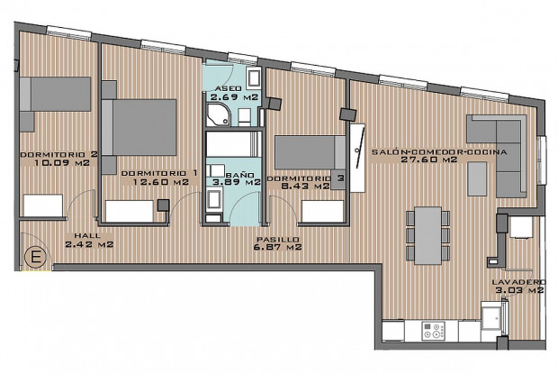 Image No.12-Appartement de 3 chambres à vendre à Algorfa