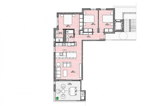 Image No.13-3 Bed Apartment for sale