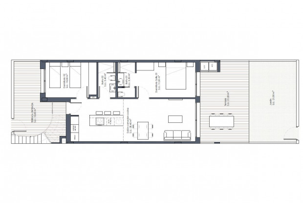 Image No.11-Bungalow de 2 chambres à vendre à San Miguel de Salinas