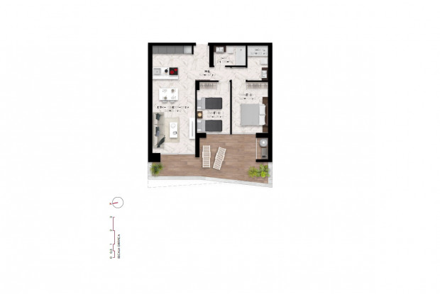 Image No.11-Penthouse de 2 chambres à vendre à San Miguel de Salinas