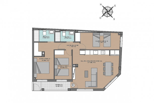 Image No.9-2 Bed Apartment for sale