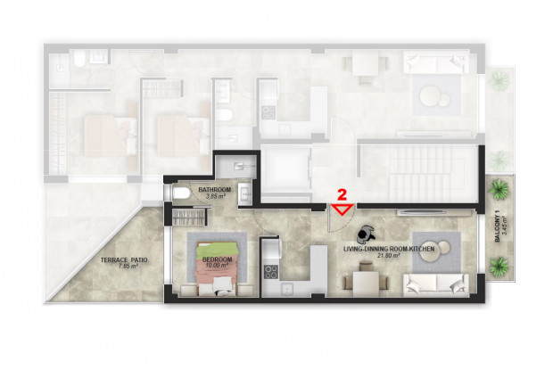 Image No.11-2 Bed Apartment for sale