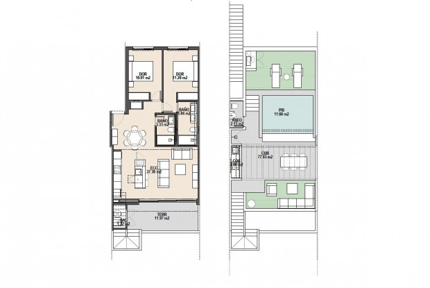 Image No.12-Bungalow de 2 chambres à vendre à Pilar de la Horadada