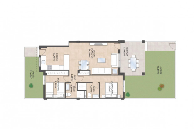 Image No.11-Bungalow de 2 chambres à vendre à San Miguel de Salinas