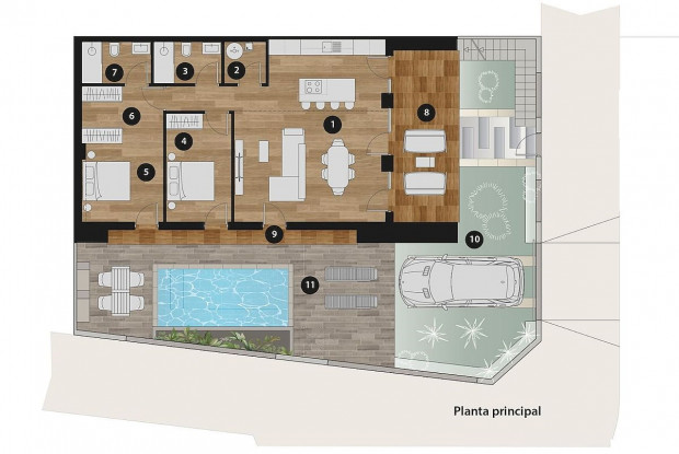 Image No.11-3 Bed Townhouse for sale