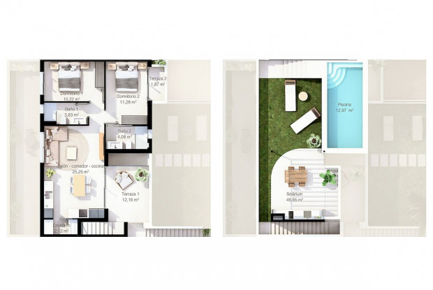 Image No.12-Bungalow de 2 chambres à vendre à San Pedro del Pinatar