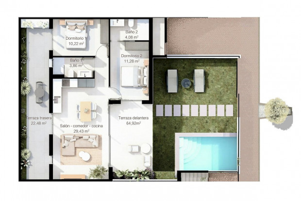 Image No.11-2 Bed Bungalow for sale