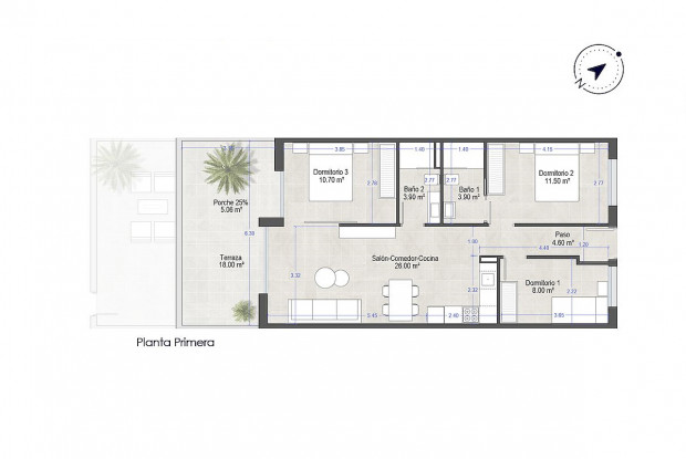 Image No.11-3 Bed Apartment for sale