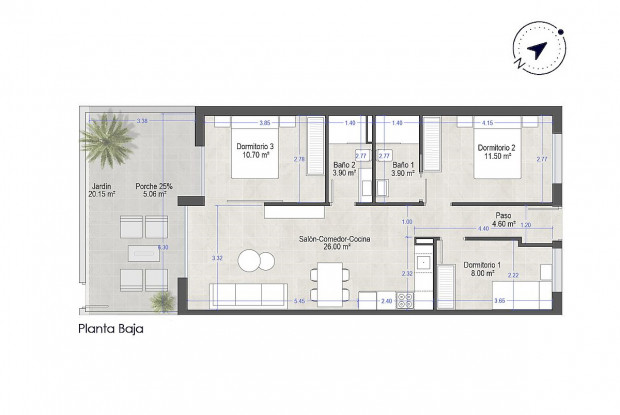 Image No.12-3 Bed Penthouse for sale