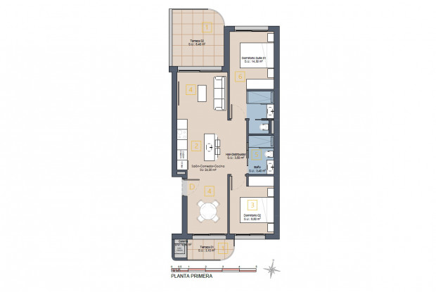 Image No.12-Appartement de 2 chambres à vendre à Los Alcázares