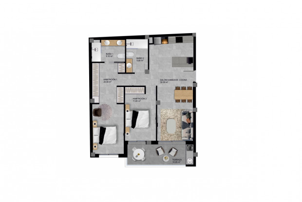 Image No.11-2 Bed Apartment for sale