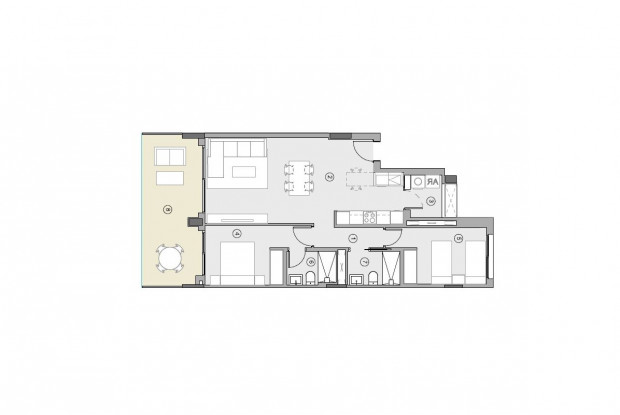 Image No.11-Penthouse de 2 chambres à vendre à Orihuela Costa