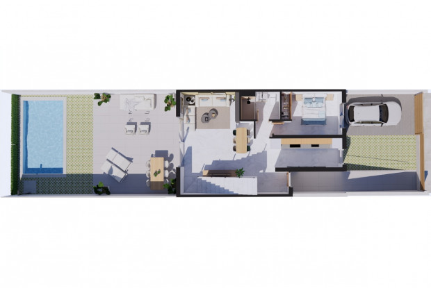 Image No.12-Maison de ville de 3 chambres à vendre à Los Alcázares