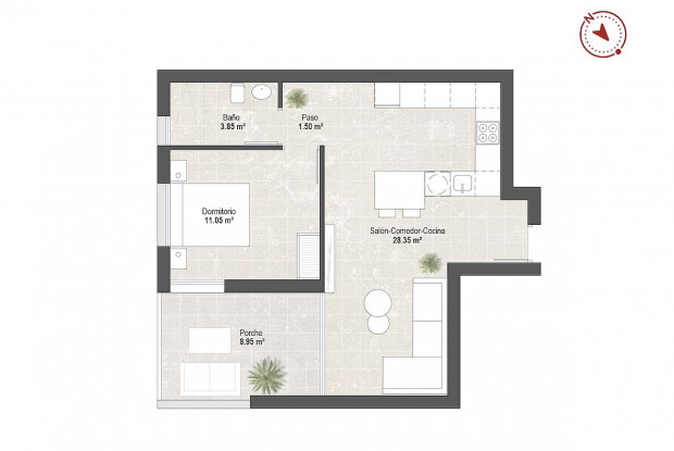 Image No.11-Propriété de 2 chambres à vendre