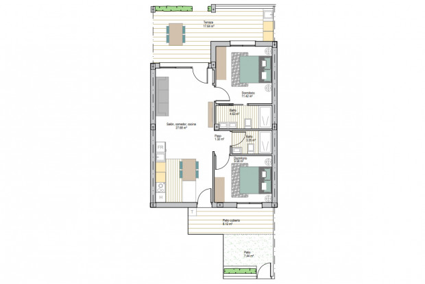 Image No.12-Apartamento con 2 dormitorios en venta