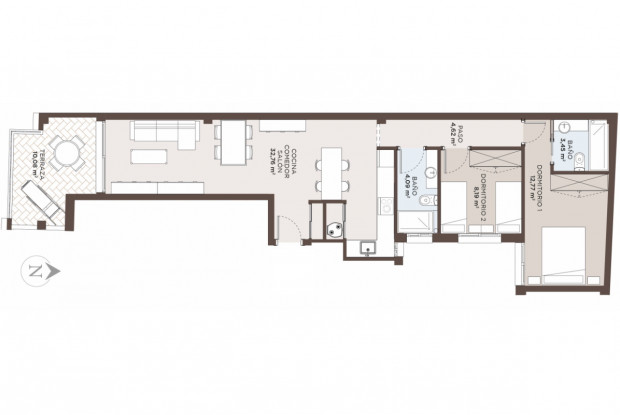 Image No.12-2 Bed Penthouse for sale