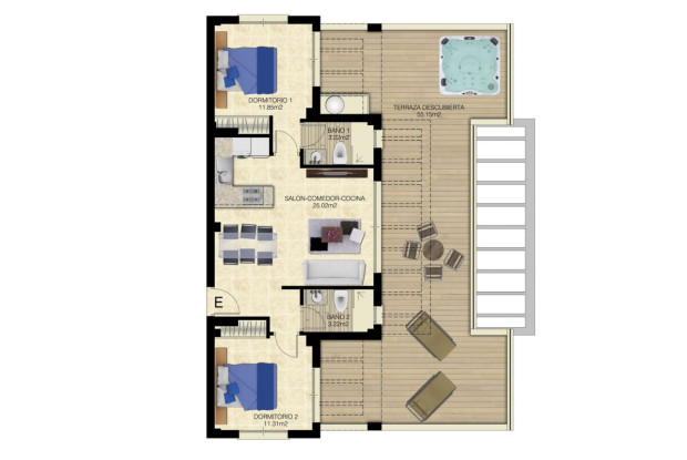 Image No.12-Appartement de 2 chambres à vendre