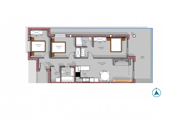 Image No.11-3 Bed Penthouse for sale