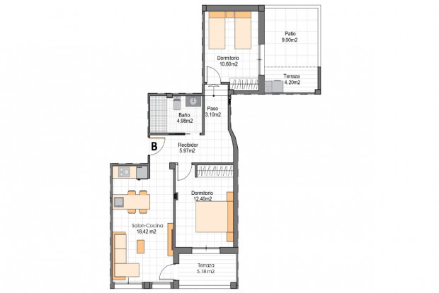 Image No.9-2 Bed Apartment for sale