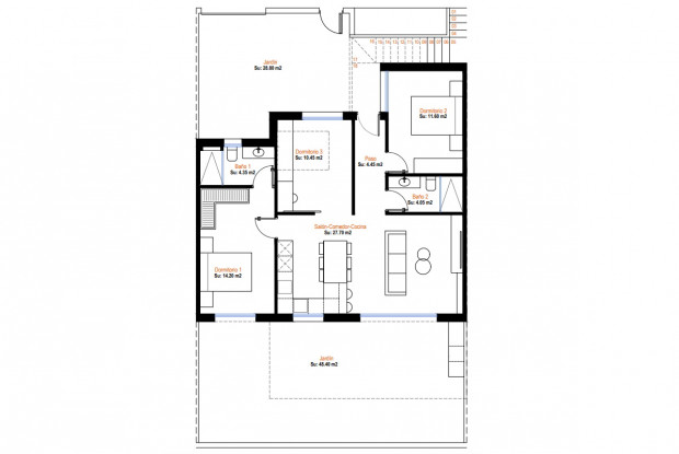 Image No.9-3 Bed Bungalow for sale
