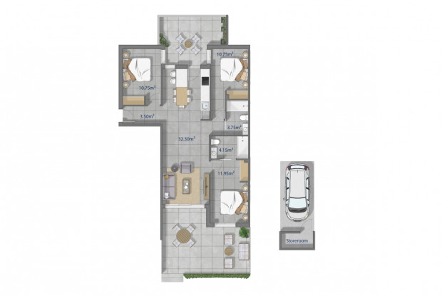 Image No.14-2 Bed Penthouse for sale