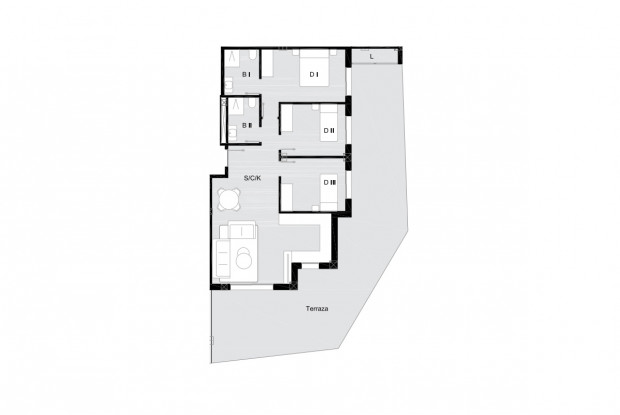 Image No.14-3 Bed Apartment for sale